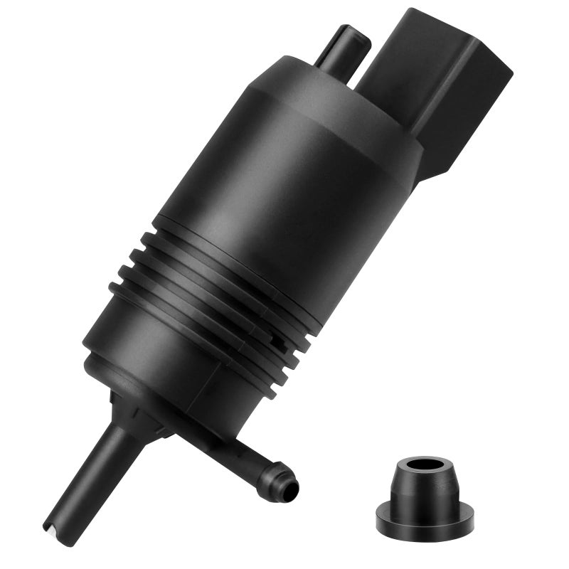 HHCSOP Windshield Washer Pump wGrommet Replacement for Chevrolet Silverado Corvette Blazer Colorado Bolt EV GMC Sierra Canyon Terrain Acadia Cadillac CT6 XT4 XT5 Replaces OEM 22999423 84518407