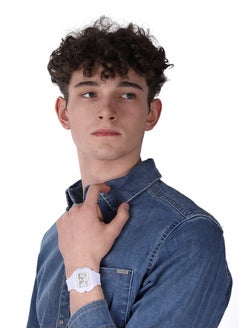 PUMA Unisex Puma Remix White Digital Watch - P5018  - Image 5