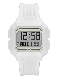 PUMA Unisex Puma Remix White Digital Watch - P5018  - Image 1