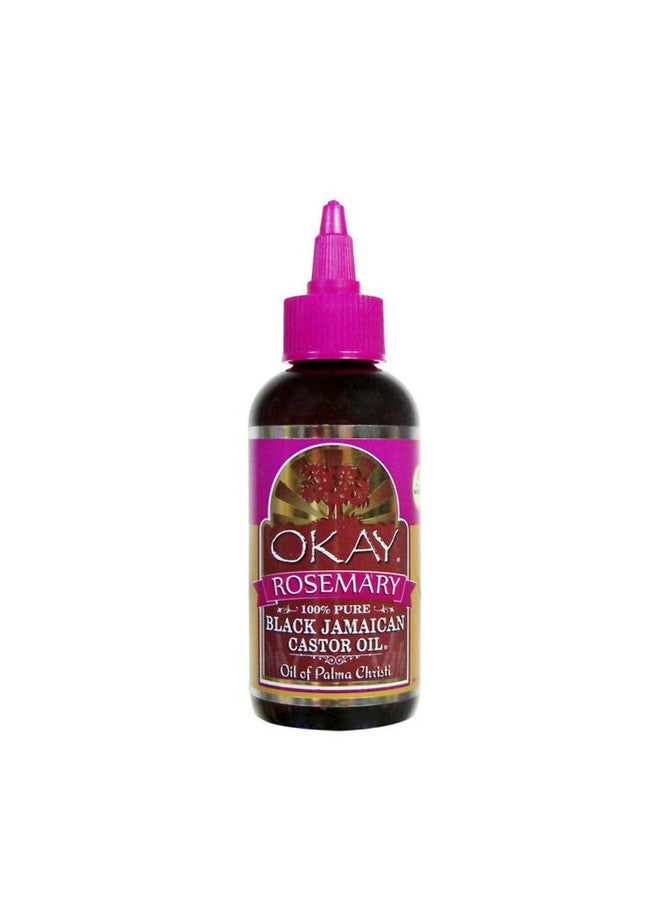 أوكي زيت الخروع الجامايكي الأسود مع إكليل الجبل 4 أونصة 188 مل - Image 2