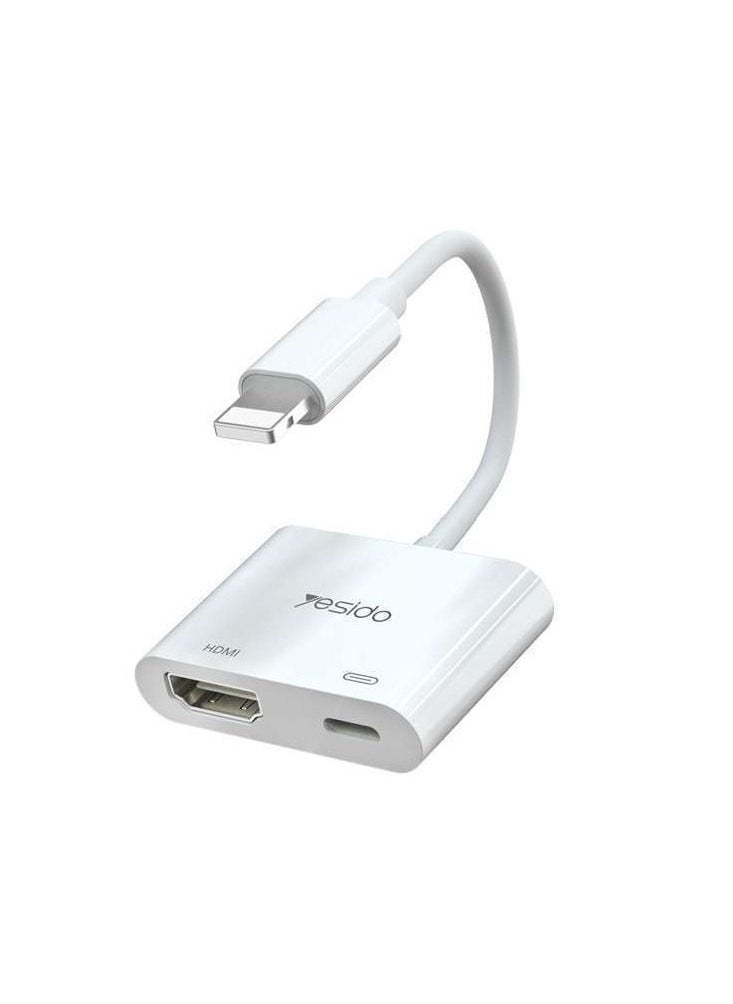 Yesido - iPhone Lightning to HDMI 1080P Audio and Video Adapter - Image 1