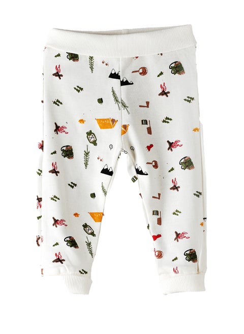Boys' Adventure Print Elastic Waist Joggers