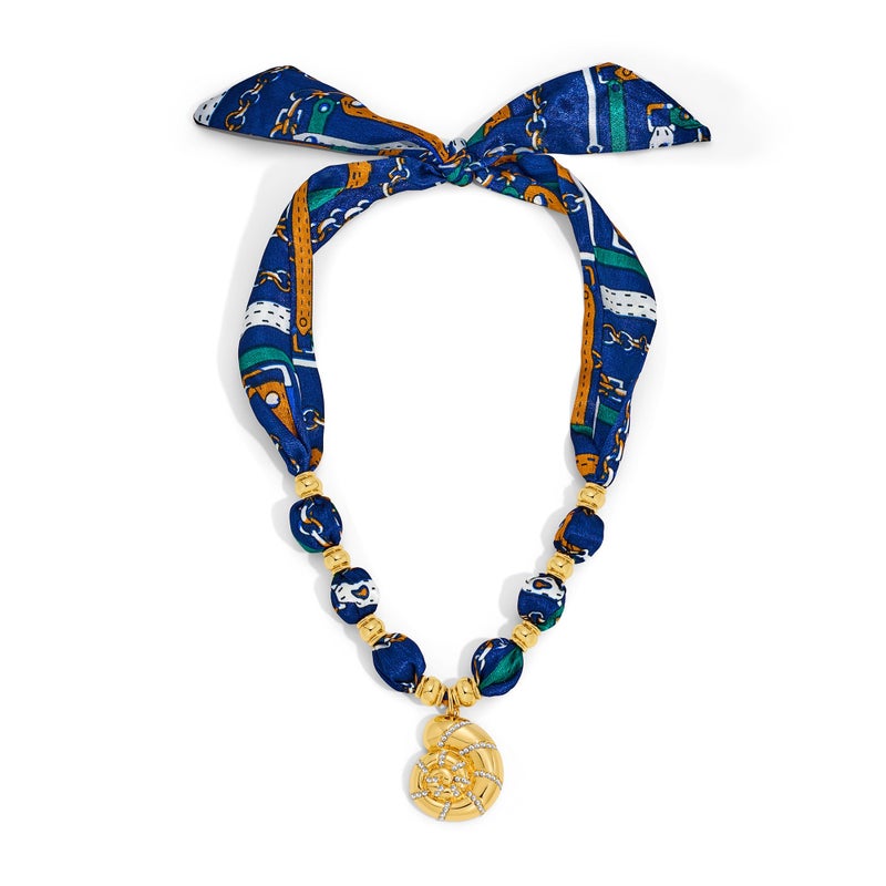 WOWORAMA Shell Scarf Necklace for Women Bandana Necklace with Gold Conch Shell Pendant Necklaces Boho Summer Beach Seashell Choker Necklaces Jewelry - Image 1