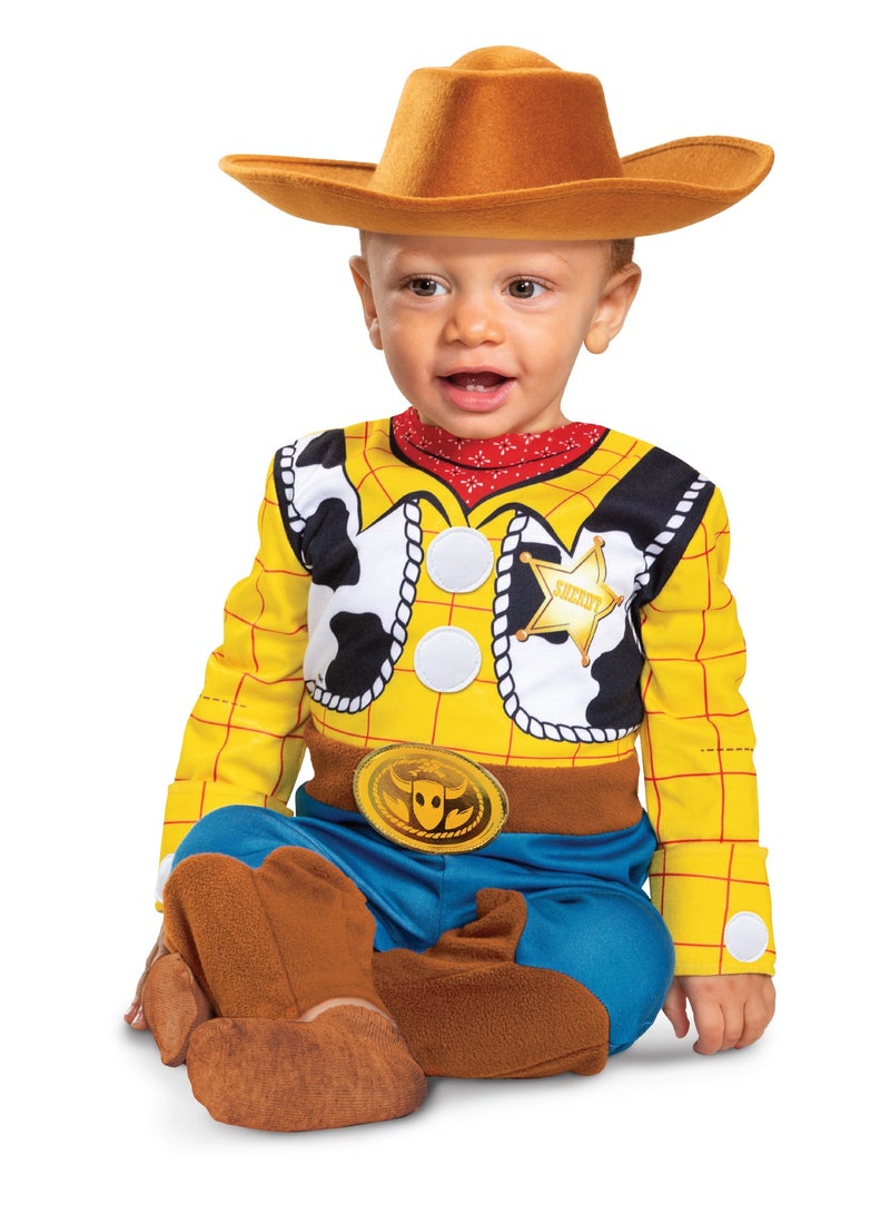 Party Centre Infant Woody Deluxe Costume's Baby Toy Story Cowboy Outfit - Image 3