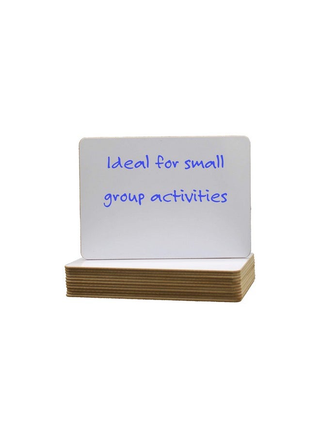 Flipside Products 6 X 9 Dry Erase White Boards Classroom Pack Singlesided Lapboard For Class Reusable For Group Participation 12 Pack  - Image 1