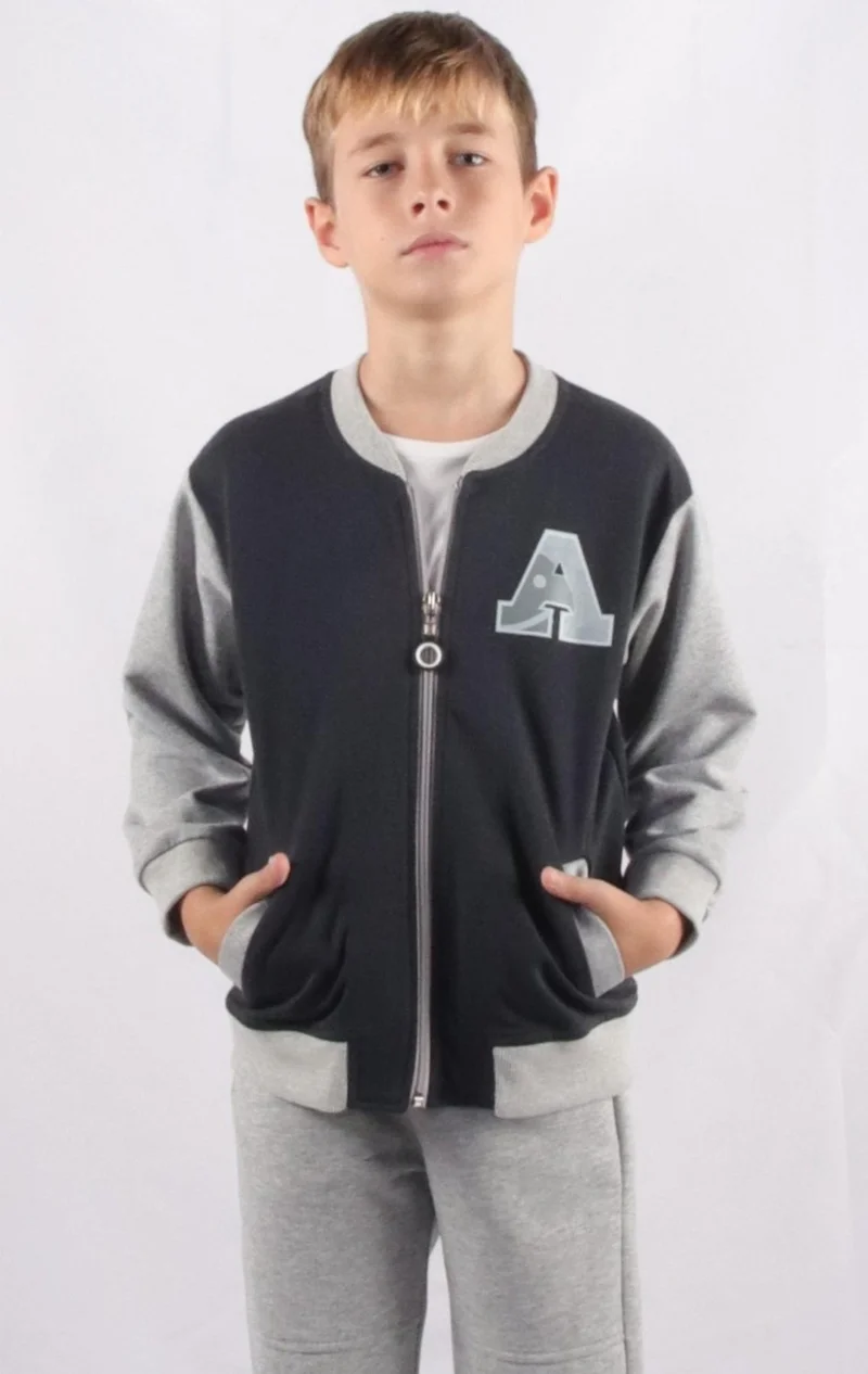 الكسندر جاردي Zippered Children's College Jacket (C23-004500)