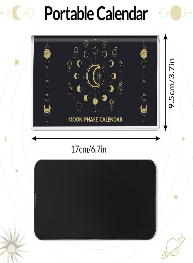 Zuozee Pocket Calendar 2026-2027, Small Pocket Planner 2026 for Purse, Monthly Planner with Pvc Cover, Small Size (3.5" x 6"), From January 2026 - December 2027 - Moon Phase - Image 2