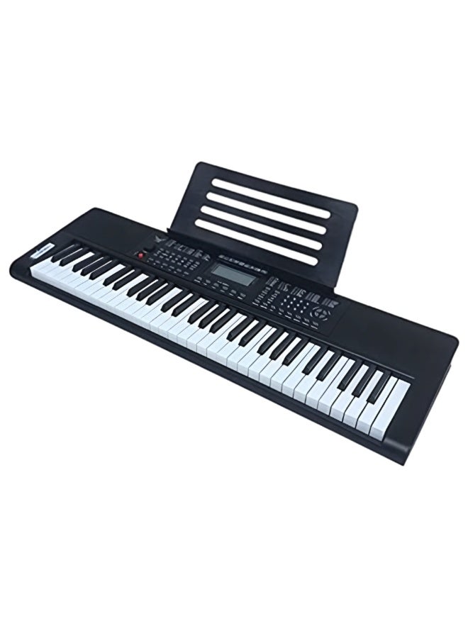Angelet XTS-690 Electronic Keyboard 61 Keys Portable Piano Organ with USB / MIDI / SD Ports, 300 Tones & Rhythms + Adapter , Note Stand & Manual - 5 Octaves - Image 3