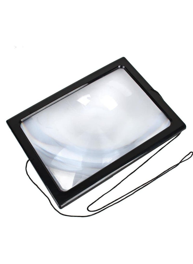 general LED reading foldable neck-hanging magnifying glass desktop magnifier for the elderly suitable for reading handicrafts and other scenarios - Image 3