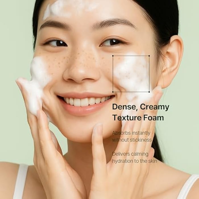 Orien Mugwort Zero Film Cleansing Foam 5.07 fl.oz, 150ml ㅣDaily Makeup Blackhead Removal No pore clogging Korean skincare double cleansing - Image 3