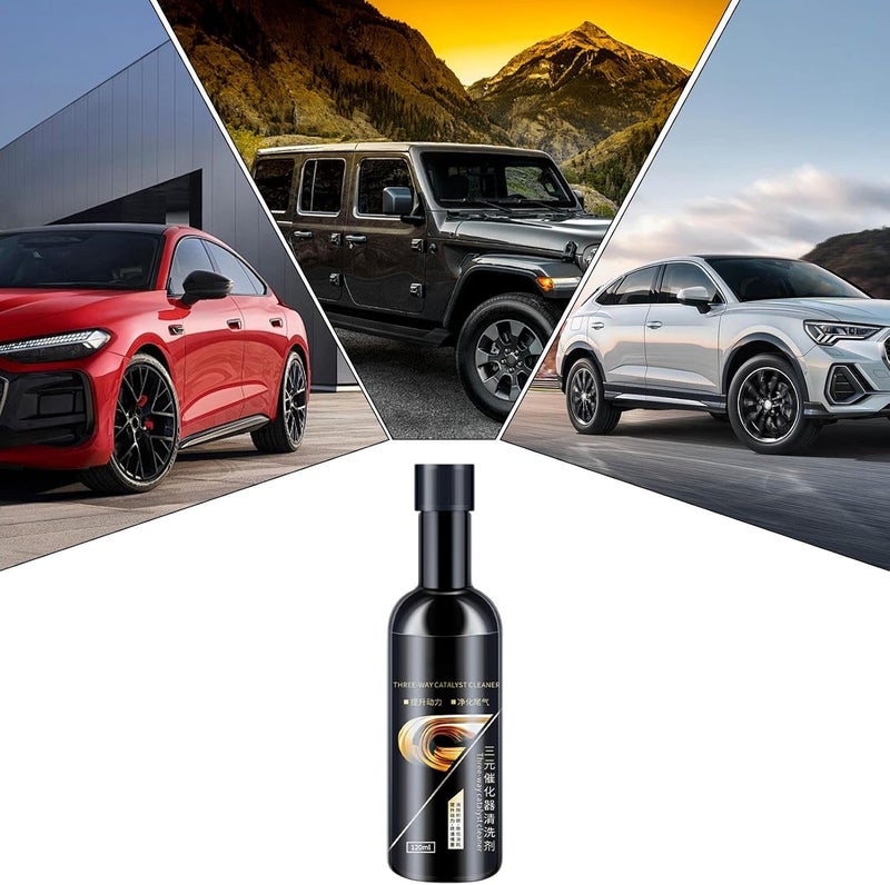 Catalytic Cleaner,Carbon Removal Detailing Supplies,Car Emissions System Engine Cleaner - for Automotive Truck RV SUV Emissions System Maintenance Restoration - Image 4