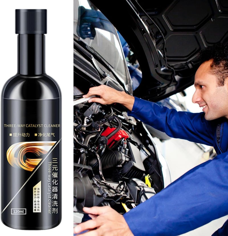 Catalytic Cleaner,Carbon Removal Detailing Supplies,Car Emissions System Engine Cleaner - for Automotive Truck RV SUV Emissions System Maintenance Restoration - Image 3