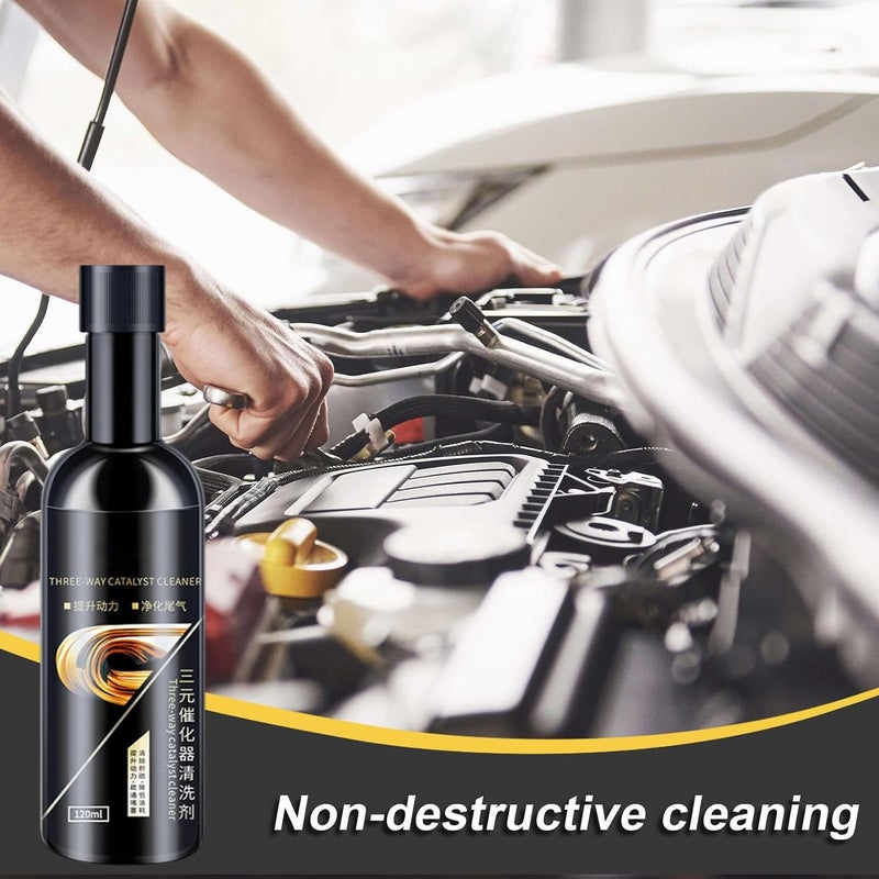 Catalytic Cleaner,Carbon Removal Detailing Supplies,Car Emissions System Engine Cleaner - for Automotive Truck RV SUV Emissions System Maintenance Restoration - Image 2