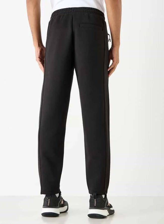 Kappa Kappa Logo Print Track Pants with Pockets