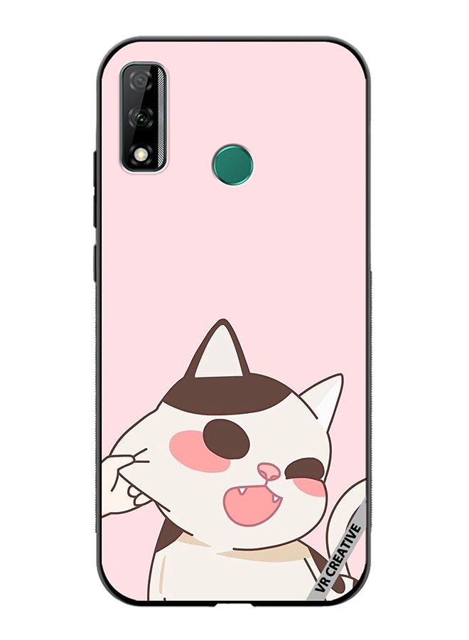 VR CREATIVE Protective Case Cover For Huawei Y8s Cheeky Cat Design Multicolour - Image 1