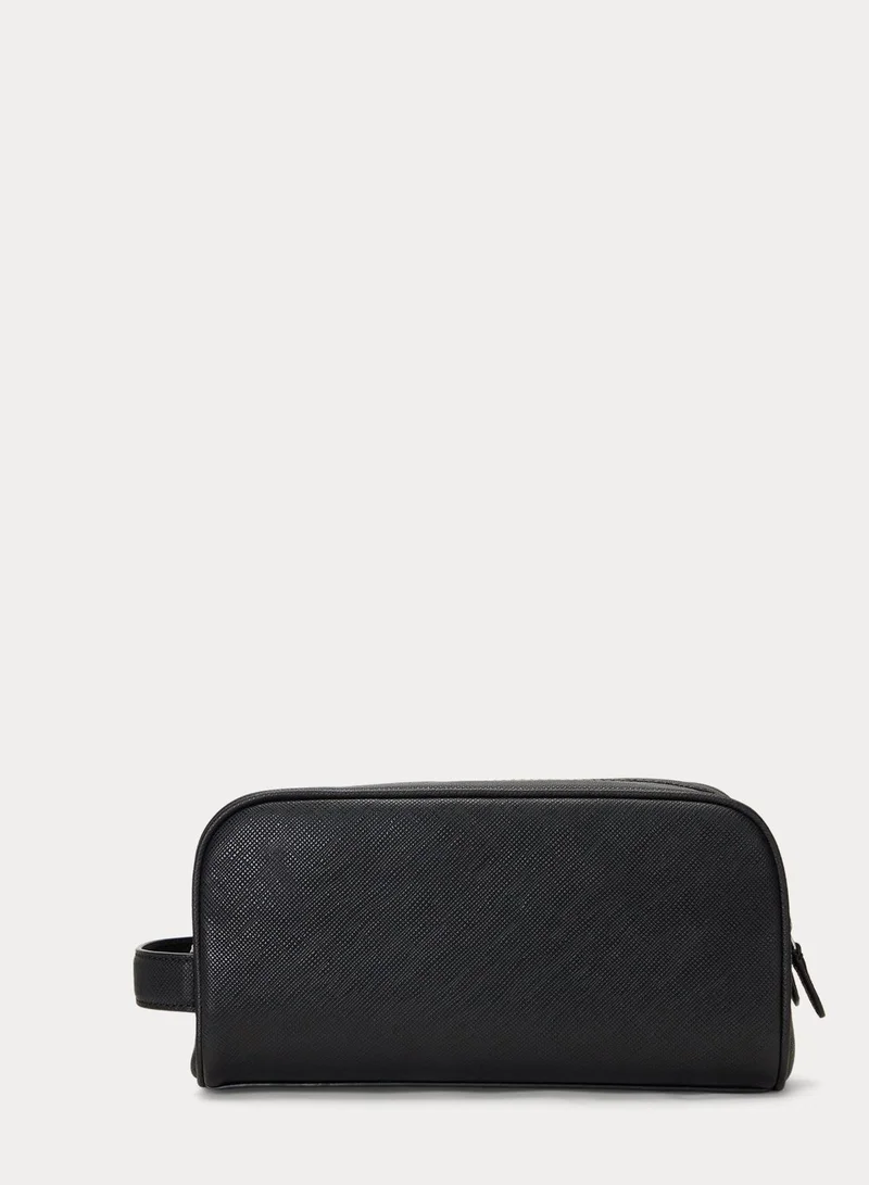 POLO RALPH LAUREN Saffiano Leather Travel Case