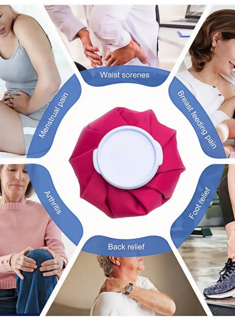 Sports Cloth Ice Pack, Ice Pack, Physical Cooling, Used For Cold And Hot Rose Red - Image 4