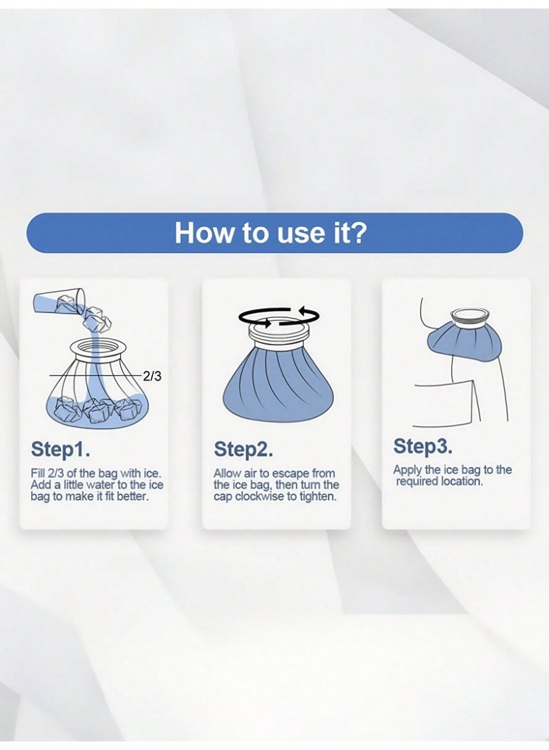 Sports Cloth Ice Pack, Ice Pack, Physical Cooling, Used For Cold And Hot Rose Red - Image 5