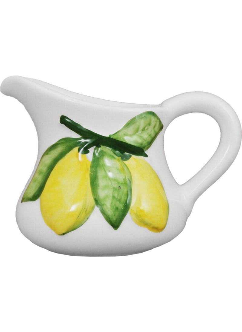 Edelweiss Italy Lemon White Ceramic Jug 1500 ml 