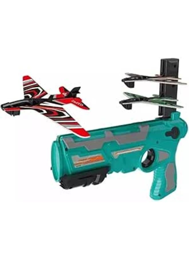 Next Store One Click Airplane Launcher Toy - Multi Color - 3 Years & Above