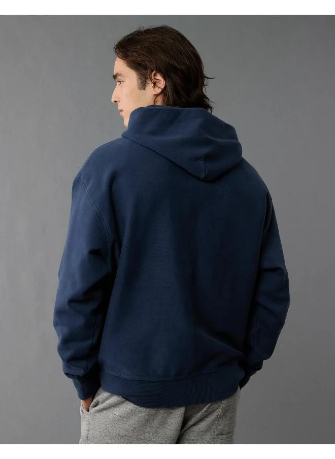 American Eagle AE Heavyweight Fleece Logo Graphic Hoodie