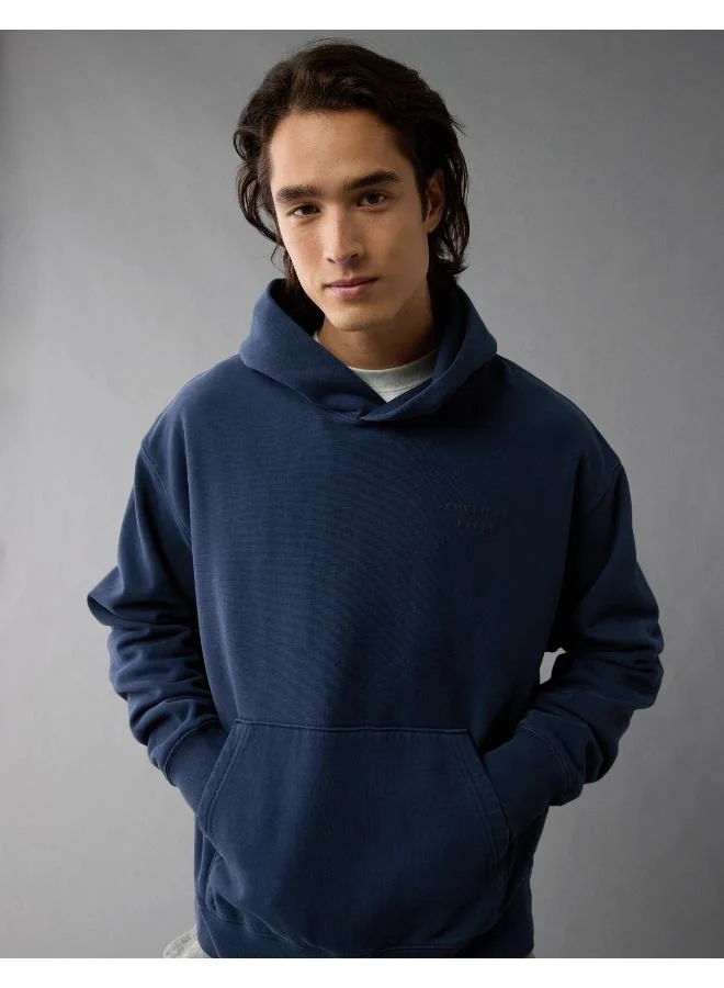 American Eagle AE Heavyweight Fleece Logo Graphic Hoodie