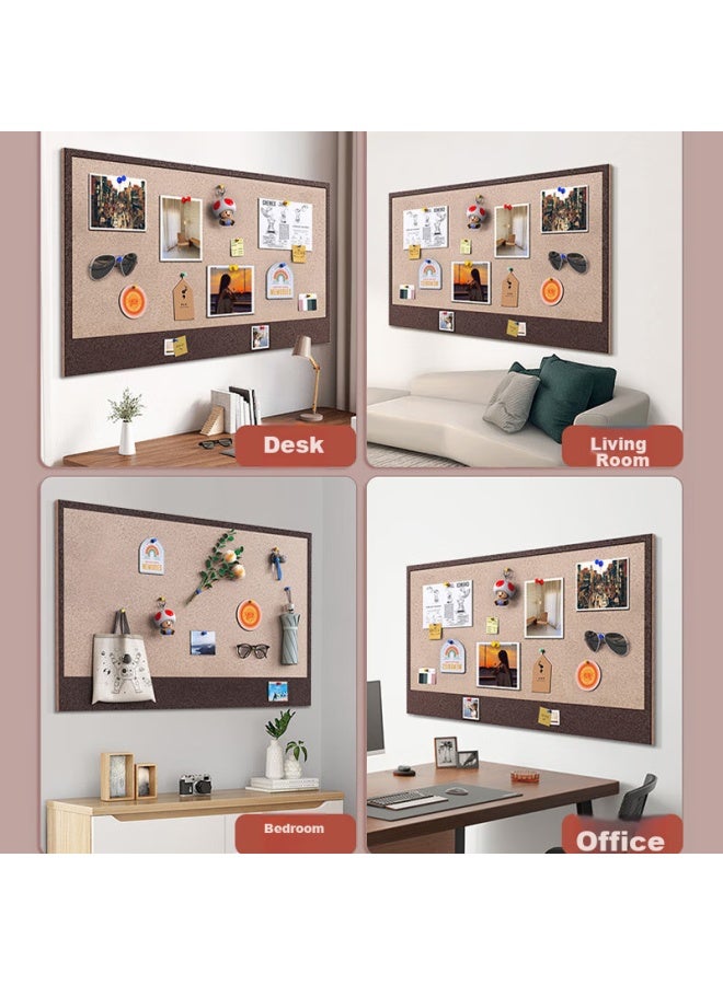 Felt Wall Sticker, Whiteboard, Self-adhesive Photo Display Wall, No Drilling Required, Background Whiteboard, Message Board, Display Board, Bulletin Board, Promotional Board - Image 2