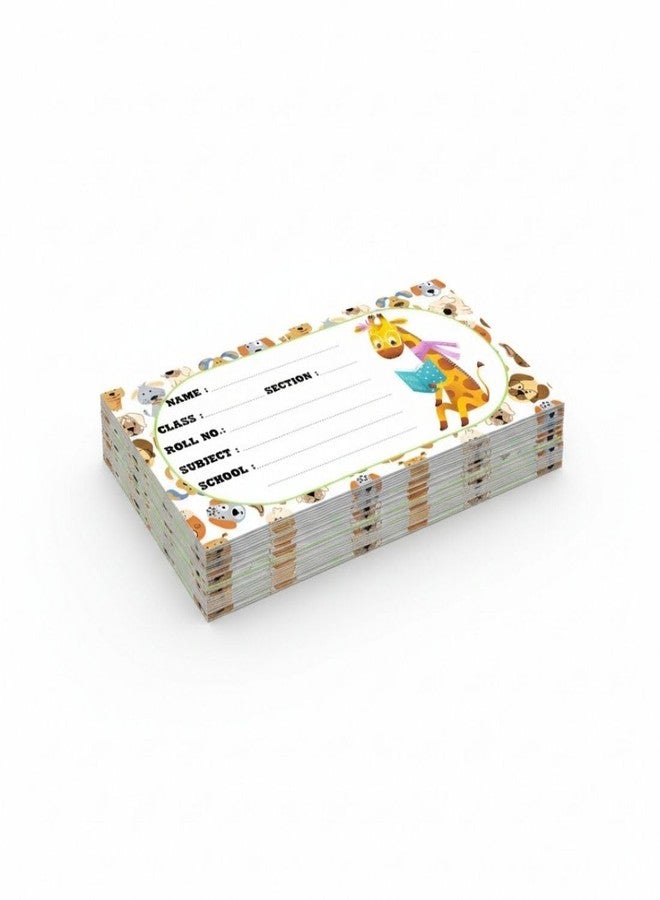 AanyaCentric Set of 36 Kids Name Slip | 10 x 5 cm | Self Fill in Sticky School Labels for Notebook Register Copy - Image 1