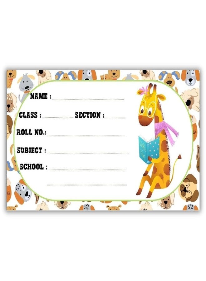 AanyaCentric Set of 36 Kids Name Slip | 10 x 5 cm | Self Fill in Sticky School Labels for Notebook Register Copy - Image 4