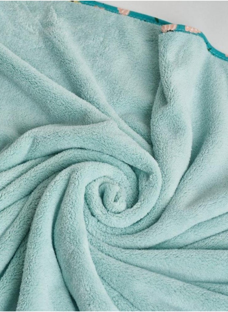lanozan Medium Bath Towel Size 140*70*2.5cm Pistachio  - Image 3