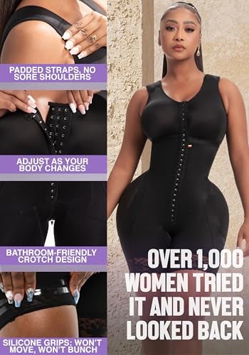 Snatched Body Stage 2 Faja with Bra | Best Body Faja Post-Op & Everyday Shapewear | Fajas Colombianas Moldeadoras Black XL - Image 4