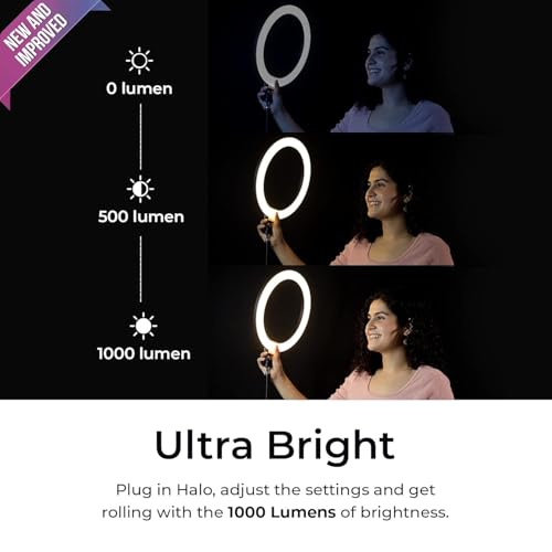 Desidiya Professional Led Ring Light with 7 Feet Tripod Stand for Mobile Phones & Camera, 3 Temperature Mode Dimmable Lighting, Photo-Shoot, Video Shoot, Makeup & More - Image 3