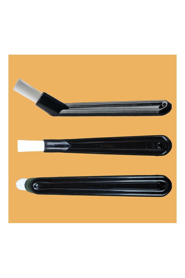 3PCS Espresso Machine Brushes, Espresso Machine Cleaning Brush Coffee Grinder Brush Dusting Double Ended Cleaning Brush Coffee Tool Set - Image 4