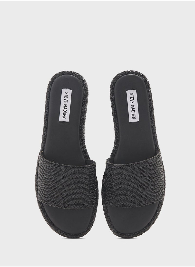 STEVE MADDEN Addiie Single Strap Flat Sandals  - Image 5