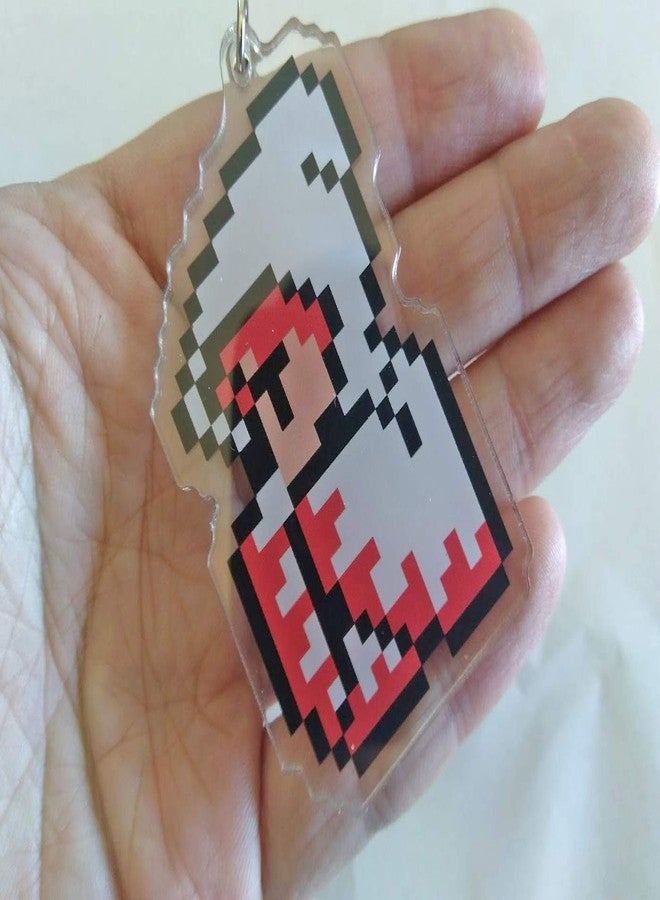 DoubleChin FF1 White Mage Keychain - Image 1