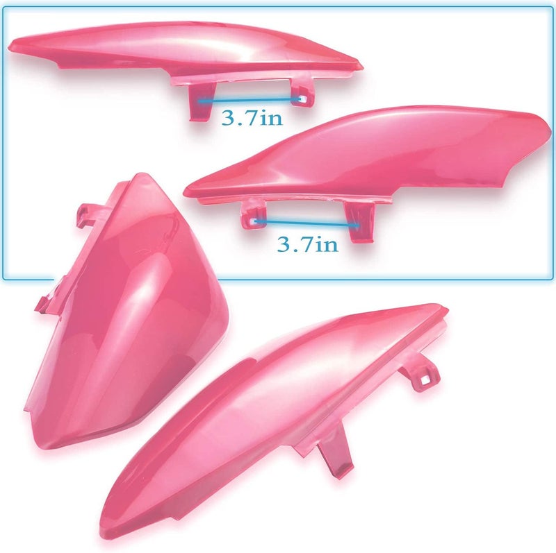 necaces Plastic Fender Fairing Kit Set,Plastic Body Fender Kit for XR50 CRF50 Chinese Mini Dirt Bikes(Pink)… - Image 3