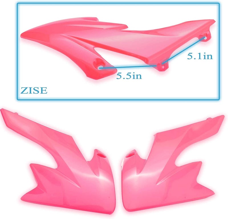 necaces Plastic Fender Fairing Kit Set,Plastic Body Fender Kit for XR50 CRF50 Chinese Mini Dirt Bikes(Pink)… - Image 2