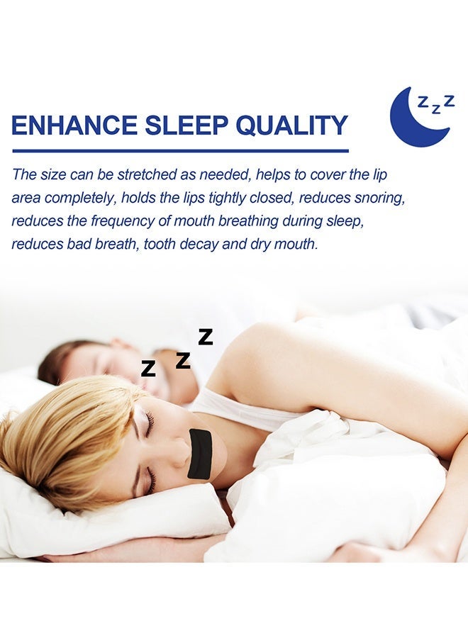 WEST MONTH 30PCS Mouth Tape for Sleeping Anti Snoring, Reduces Mouth Breathing, Relieves Nasal Congestion, Improves Nighttime Sleep for Men and Women - Image 4