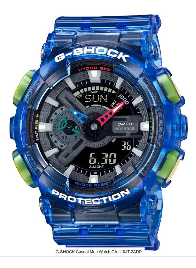 G-SHOCK ساعة يد رجالية، أنالوج+رقمية، راتنج GA-110JT-2ADR - 45 ملم  - Image 1