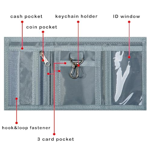 Lamiza Dinosaur Dino Kids Wallet for Boys, Ages 4-8, Magic Sticker, Coin Pocket, RFID Protection - Image 5
