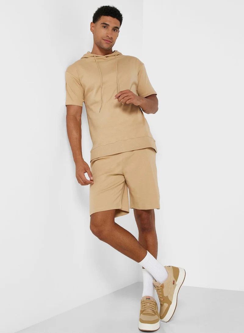 Seventy Five Short Sleeve Hoodie Set