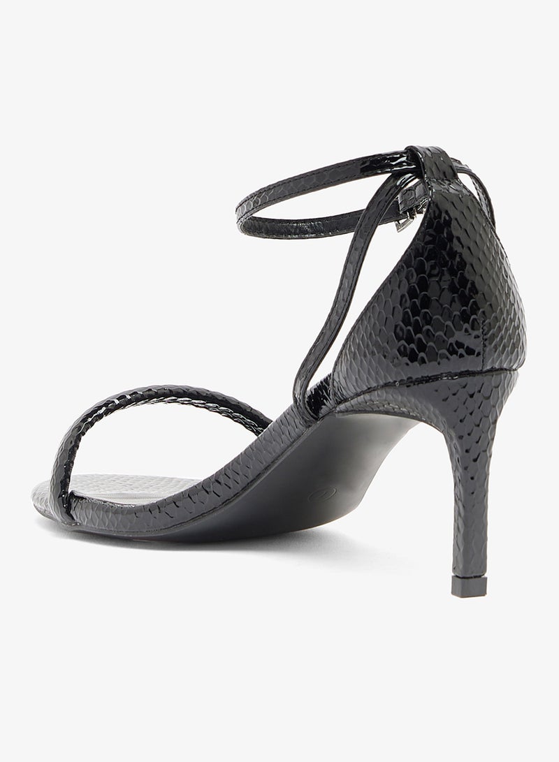 GLAMOROUS Casual Ankle Strap Heeled Sandals - Image 3