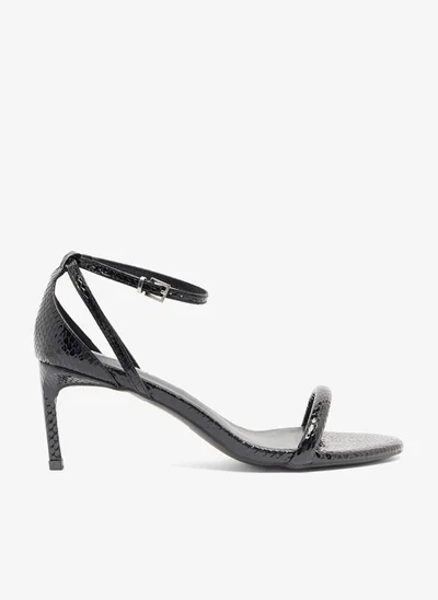 GLAMOROUS Casual Ankle Strap Heeled Sandals