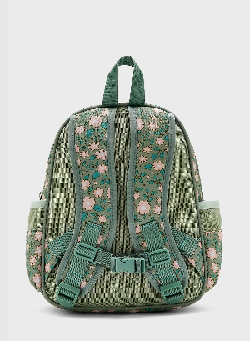 A Little Lovely Company Backpack Blossoms Sage Insulated