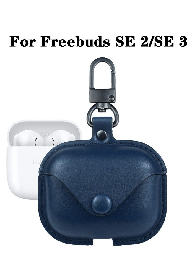 Stylish Shockproof Protection Case Cover For Huawei FreeBuds SE 2/ SE 3 Dark Blue - Image 1