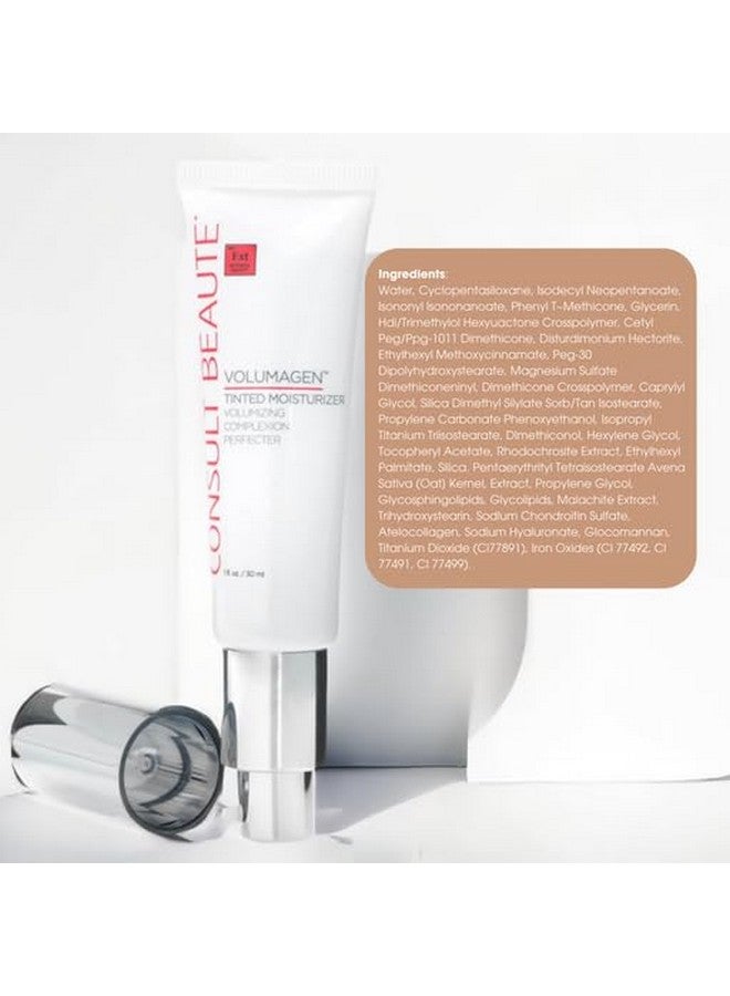 Consult Beaute Volumagen Tinted Moisturizer Medium To Full Coverage Buildable Coverage1 Fl.Oz. Dark Shade - Image 5