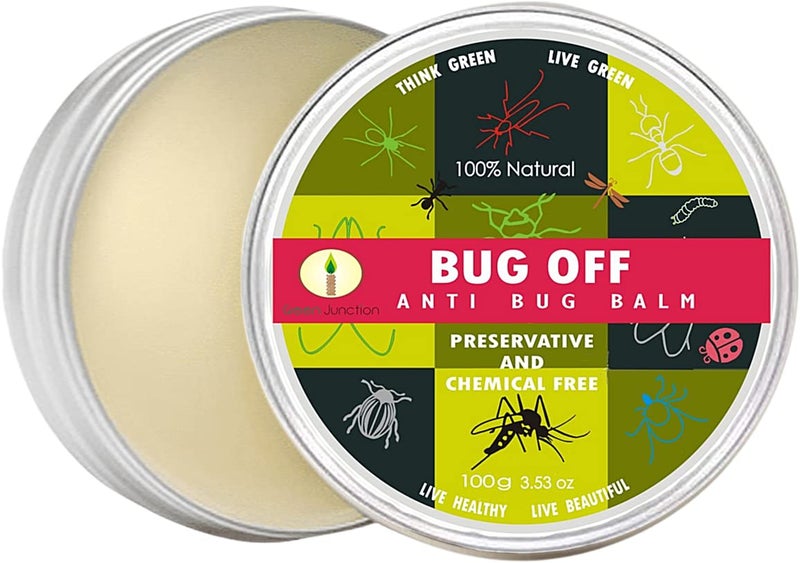Green Junction (BUG OFF) Anti Bug Balm,Natural Mosquito Repellent -100 g - Image 2
