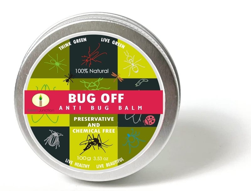 Green Junction (BUG OFF) Anti Bug Balm,Natural Mosquito Repellent -100 g - Image 1