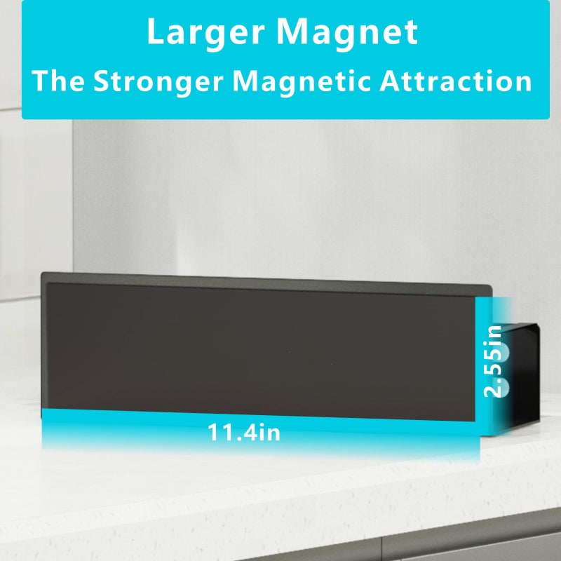 Levesica Magnetic Spice Rack for Refrigerator Metal Spice Rack Organizer Magnetic Shelf 4Pack Pink - Image 4