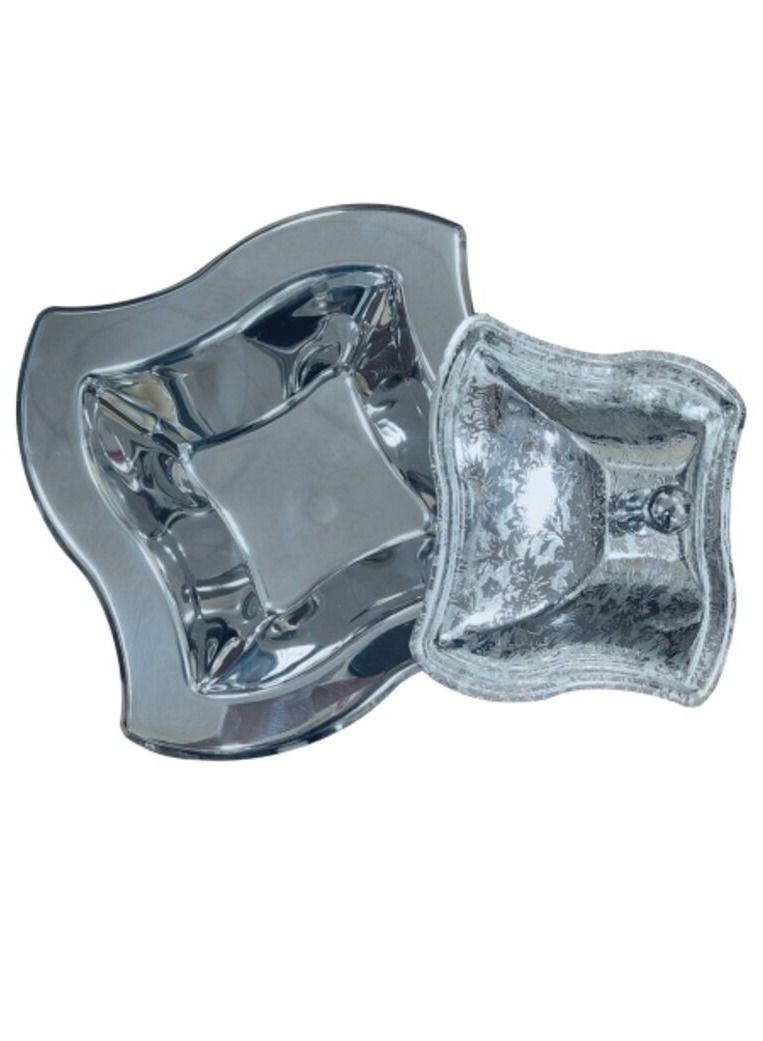 Jazz Large square engraved silver date - Image 5